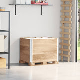 VidaXL Palletoprammer 3 stk 80x60 cm massivt fyrretræ