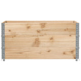 VidaXL Palletoprammer 3 stk 120x80 cm massivt fyrretræ