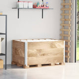 VidaXL Palletoprammer 3 stk 120x80 cm massivt fyrretræ