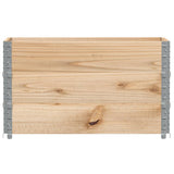 VidaXL Palletoprammer 3 stk 100x50 cm massivt fyrretræ