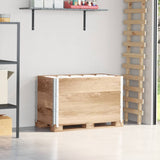 VidaXL Palletoprammer 3 stk 100x50 cm massivt fyrretræ