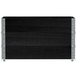 VidaXL Palletoprammer 3 stk 100x50 cm massiv fyrretræ sort