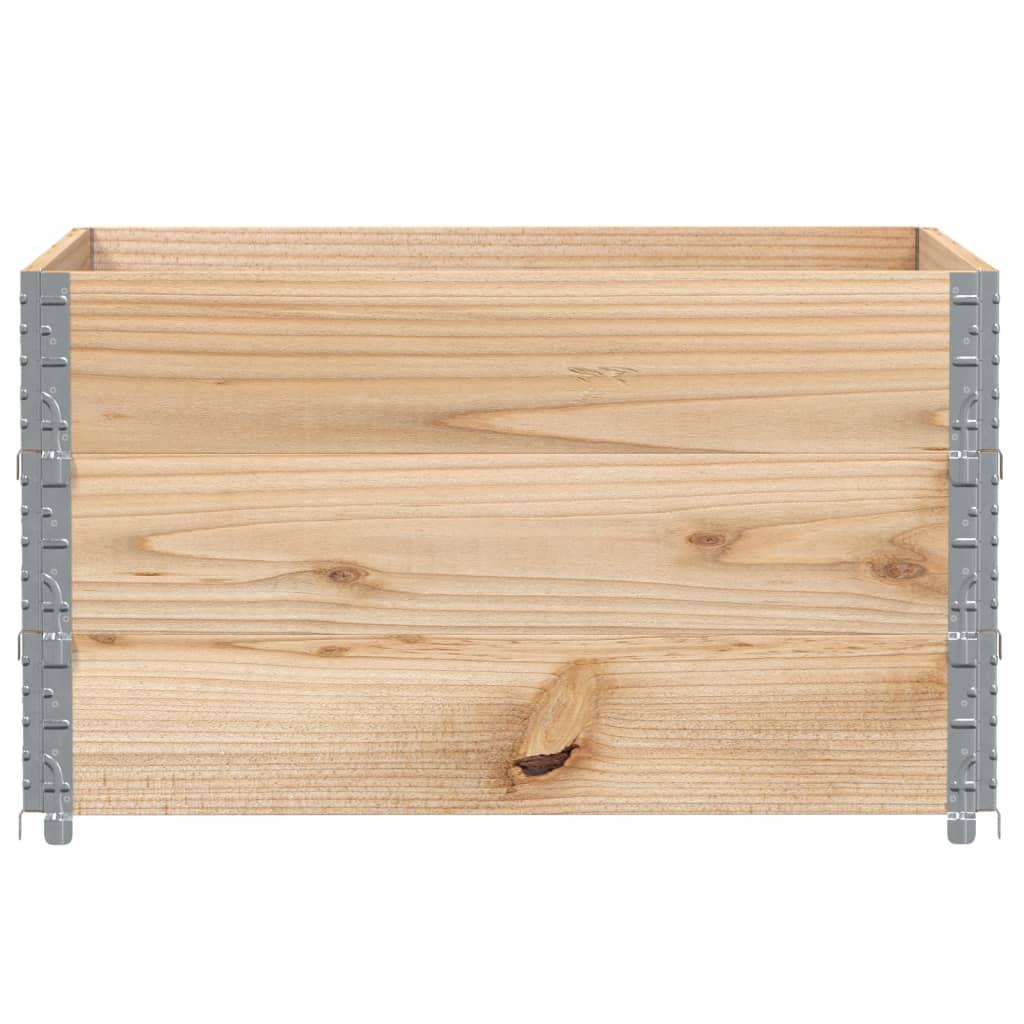 VidaXL Palletoprammer 3 stk 100x100 cm massivt fyrretræ