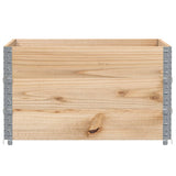 VidaXL Palletoprammer 3 stk 100x100 cm massivt fyrretræ