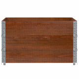 VidaXL Palletoprammer 3 stk 100x100 cm massiv fyrretræ brun