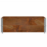 Vidaxx plantekasse 120x80 cm massiv fyrretræ brun