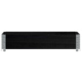 Vidaxx plantekasse 100x50 cm massiv fyrretræ sort