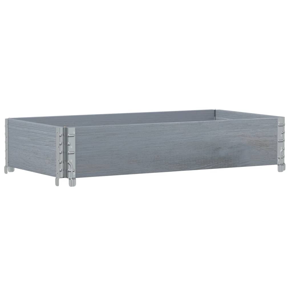 Vidaxx plantekasse 100x50 cm massiv fyrretræ grå
