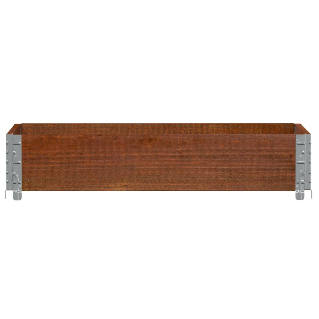 Vidaxx plantekasse 100x50 cm massiv fyrretræ brun