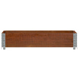 Vidaxx plantekasse 100x50 cm massiv fyrretræ brun