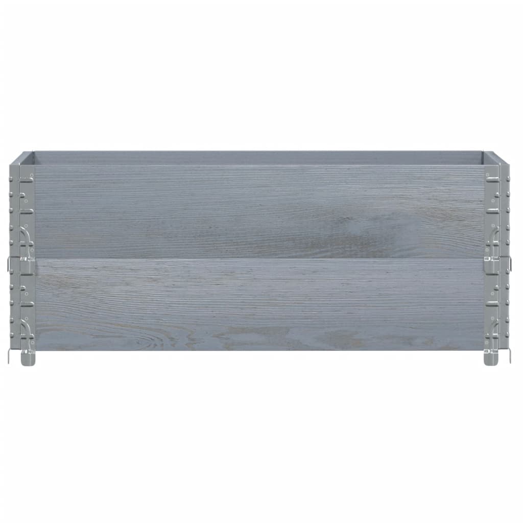 Vidaxx plantekasse 100x50 cm massiv fyrretræ grå