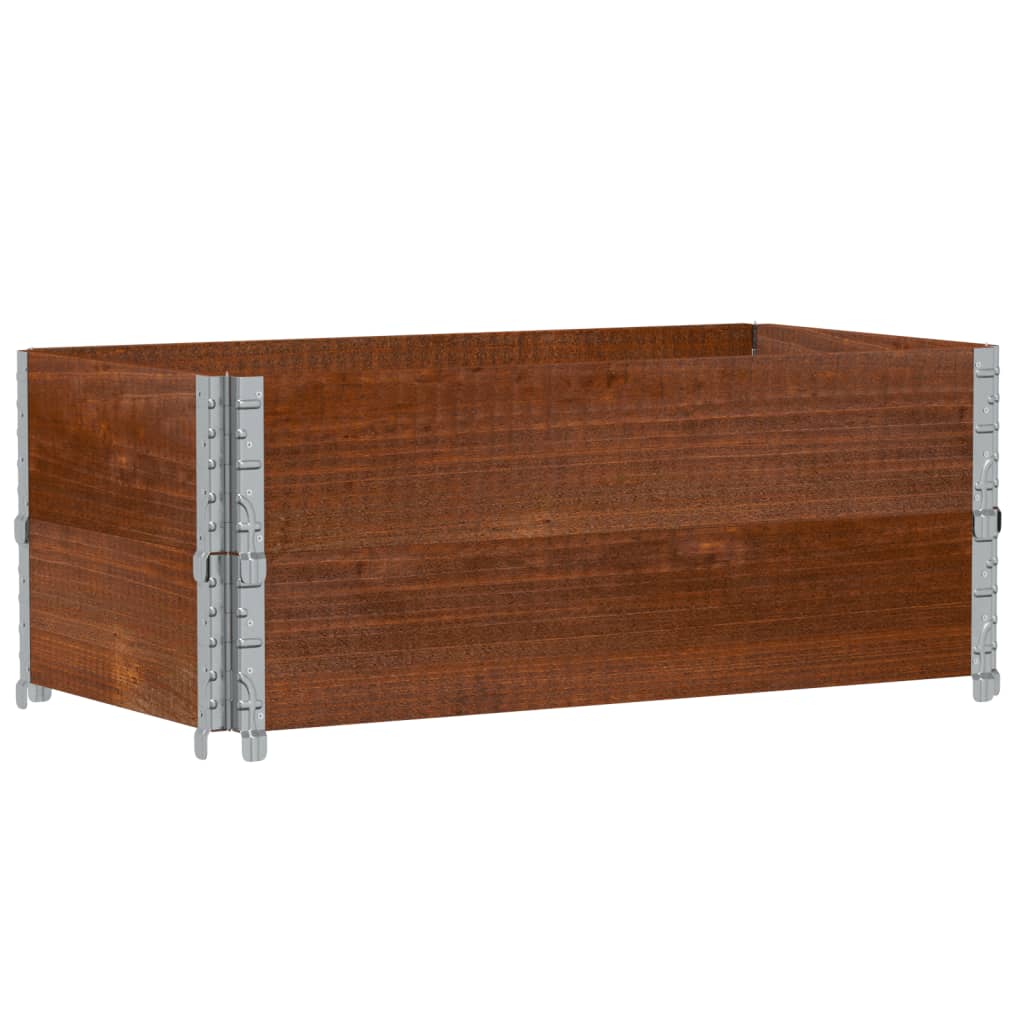 Vidaxx plantekasse 100x50 cm massiv fyrretræ brun