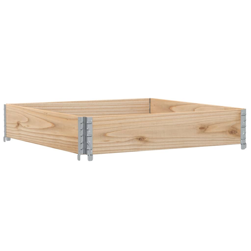 Vidaxx plantekasse 100x100 cm massivt fyrretræ