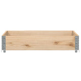 Vidaxx plantekasse 100x100 cm massivt fyrretræ
