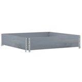 Vidaxx plantekasse 100x100 cm massiv fyrretræ grå