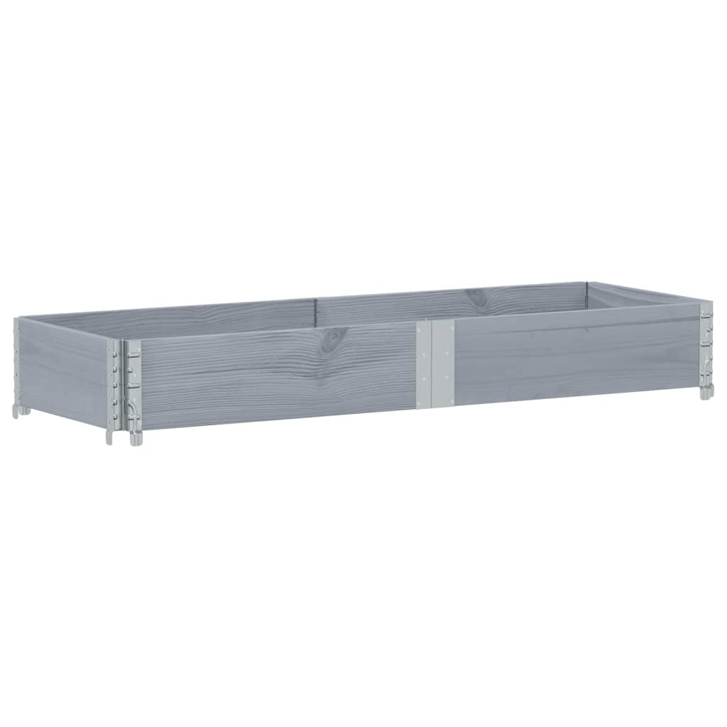 Vidaxx plantekasse 150x50 cm massiv fyrretræ grå