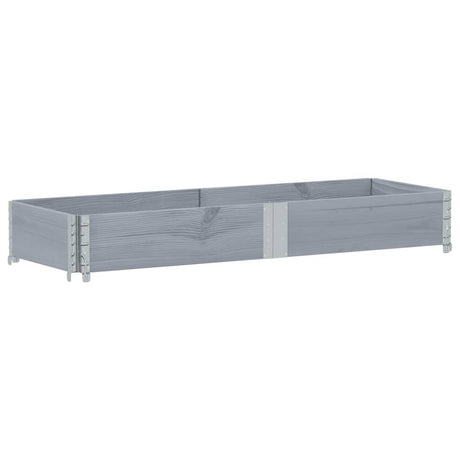 Vidaxx plantekasse 150x50 cm massiv fyrretræ grå