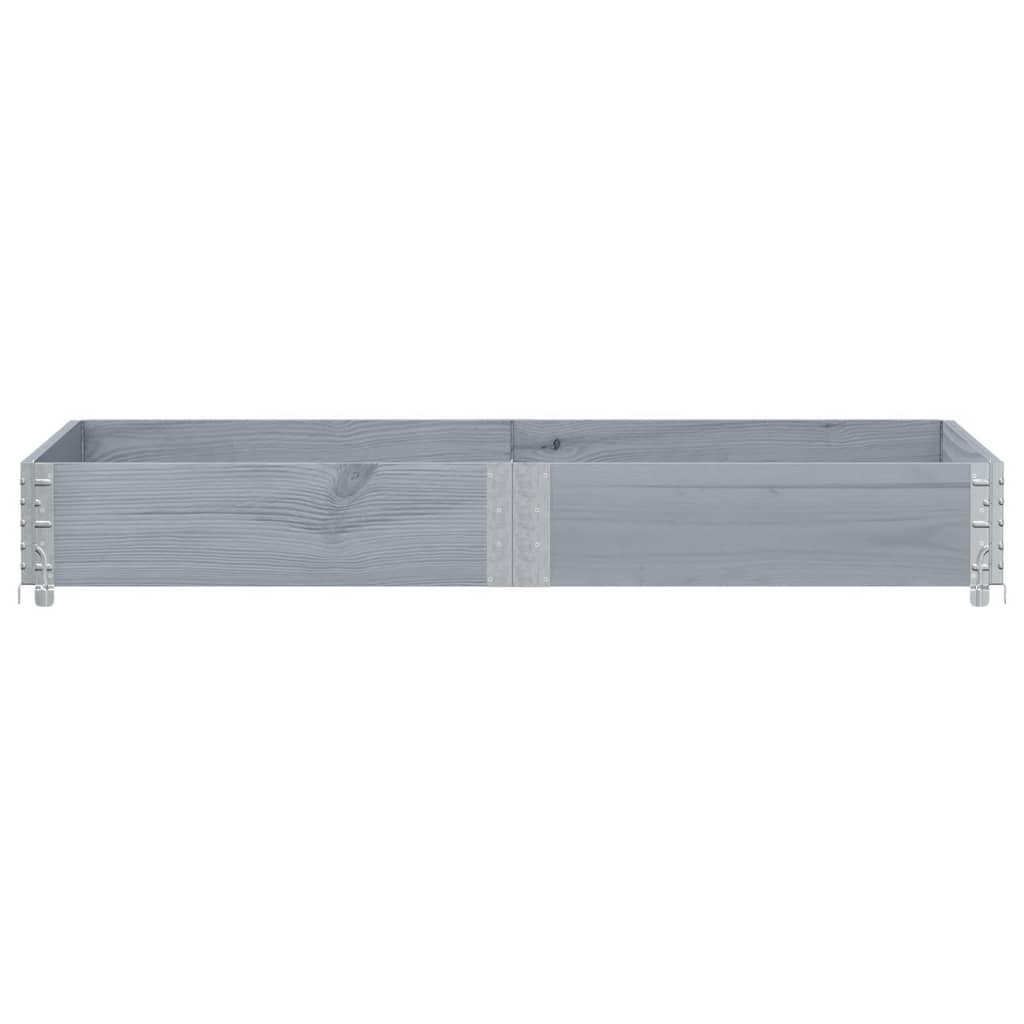 Vidaxx plantekasse 150x50 cm massiv fyrretræ grå