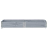 Vidaxx plantekasse 150x50 cm massiv fyrretræ grå