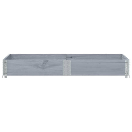 Vidaxx plantekasse 150x50 cm massiv fyrretræ grå