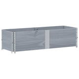 Vidaxx plantekasse 150x50 cm massiv fyrretræ grå