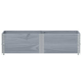 Vidaxx plantekasse 150x50 cm massiv fyrretræ grå