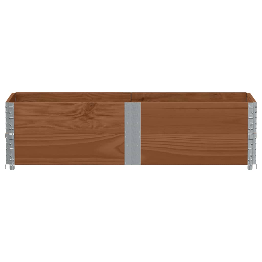 Vidaxx plantekasse 150x50 cm massiv fyrretræ brun