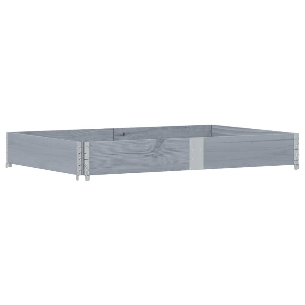 Vidaxx plantekasse 150x100 cm massiv fyrretræ grå