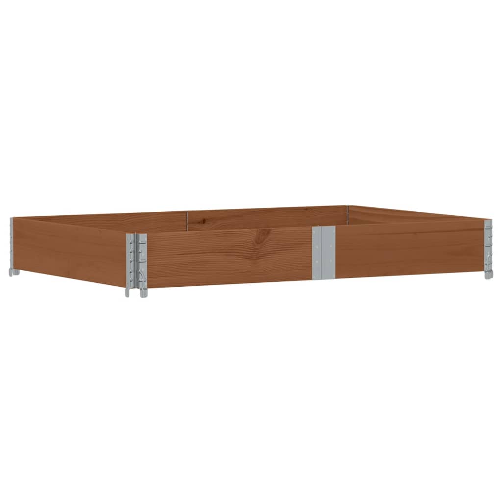 Vidaxx plantekasse 150x100 cm massiv fyrretræ brun