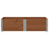 Vidaxx plantekasse 150x100 cm massiv fyrretræ brun