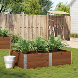 Vidaxx plantekasse 150x100 cm massiv fyrretræ brun