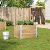 VidaXL Plantekasse 80x60 cm massivt fyrretræ