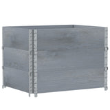 Vidaxx plantekasse 80x60 cm massiv fyrretræ grå