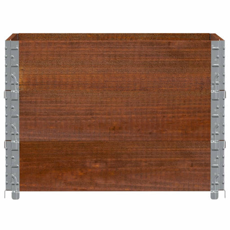 VidaXL Plantekasse 80x60 cm massiv fyrretræ brun