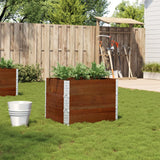 VidaXL Plantekasse 80x60 cm massiv fyrretræ brun