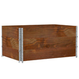 VidaXL Plantekasse 120x80 cm massiv fyrretræ brun