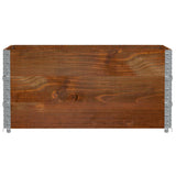 VidaXL Plantekasse 120x80 cm massiv fyrretræ brun