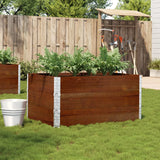 VidaXL Plantekasse 120x80 cm massiv fyrretræ brun