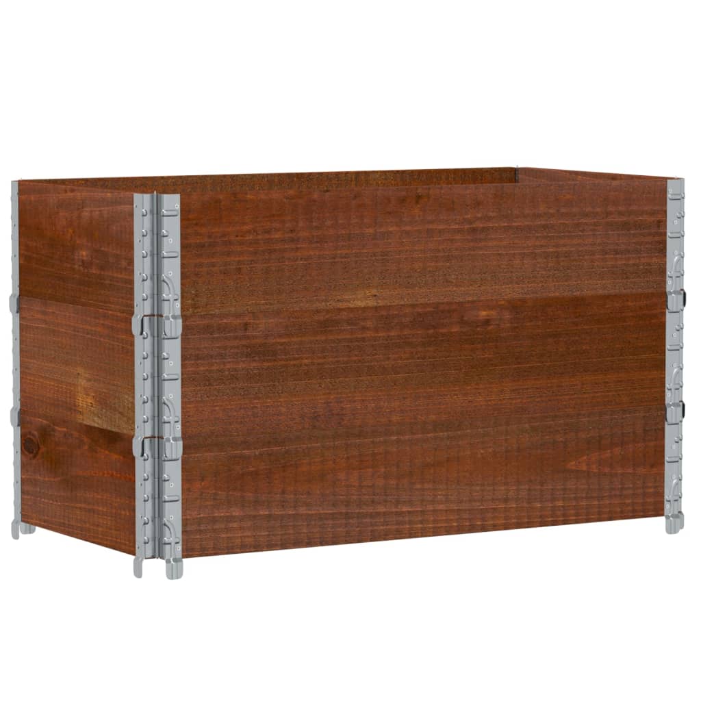 VidaXL Plantekasse 100x50 cm massiv fyrretræ brun