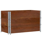 VidaXL Plantekasse 100x50 cm massiv fyrretræ brun