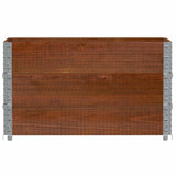 VidaXL Plantekasse 100x50 cm massiv fyrretræ brun