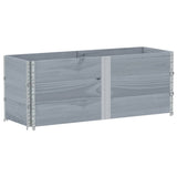 VidaXL Plantekasse 150x50 cm massiv fyrretræ grå