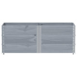 VidaXL Plantekasse 150x50 cm massiv fyrretræ grå
