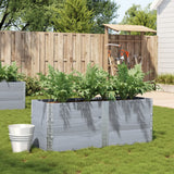 VidaXL Plantekasse 150x50 cm massiv fyrretræ grå