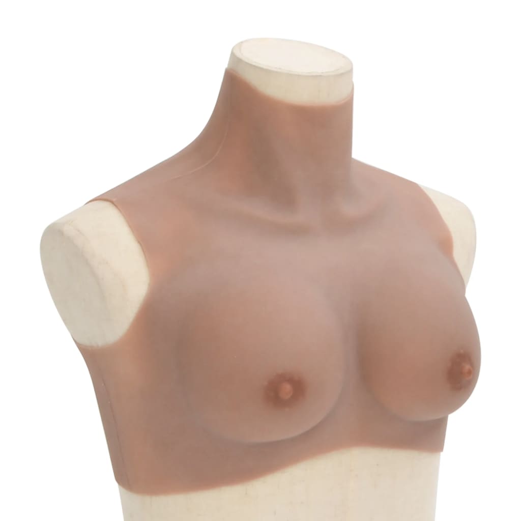 VidaXL brystprotese b-cup silikone tan