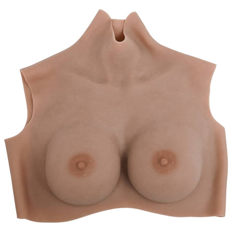 VidaXL brystprotese d-cup silikone tan