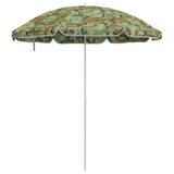 Vidaxx strandparasol camouflage 206 x 206 x 212 cm polyester og metal