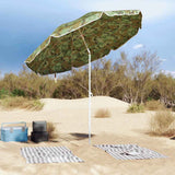 Vidaxx strandparasol camouflage 263 x 263 x 272 cm polyester og metal