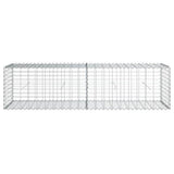 Vidaxx gabion 200x50x50 cm galvaniseret jern sølvfarvet