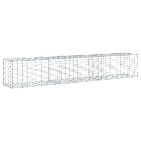 Vidaxx gabion 300x50x50 cm galvaniseret jern sølvfarvet